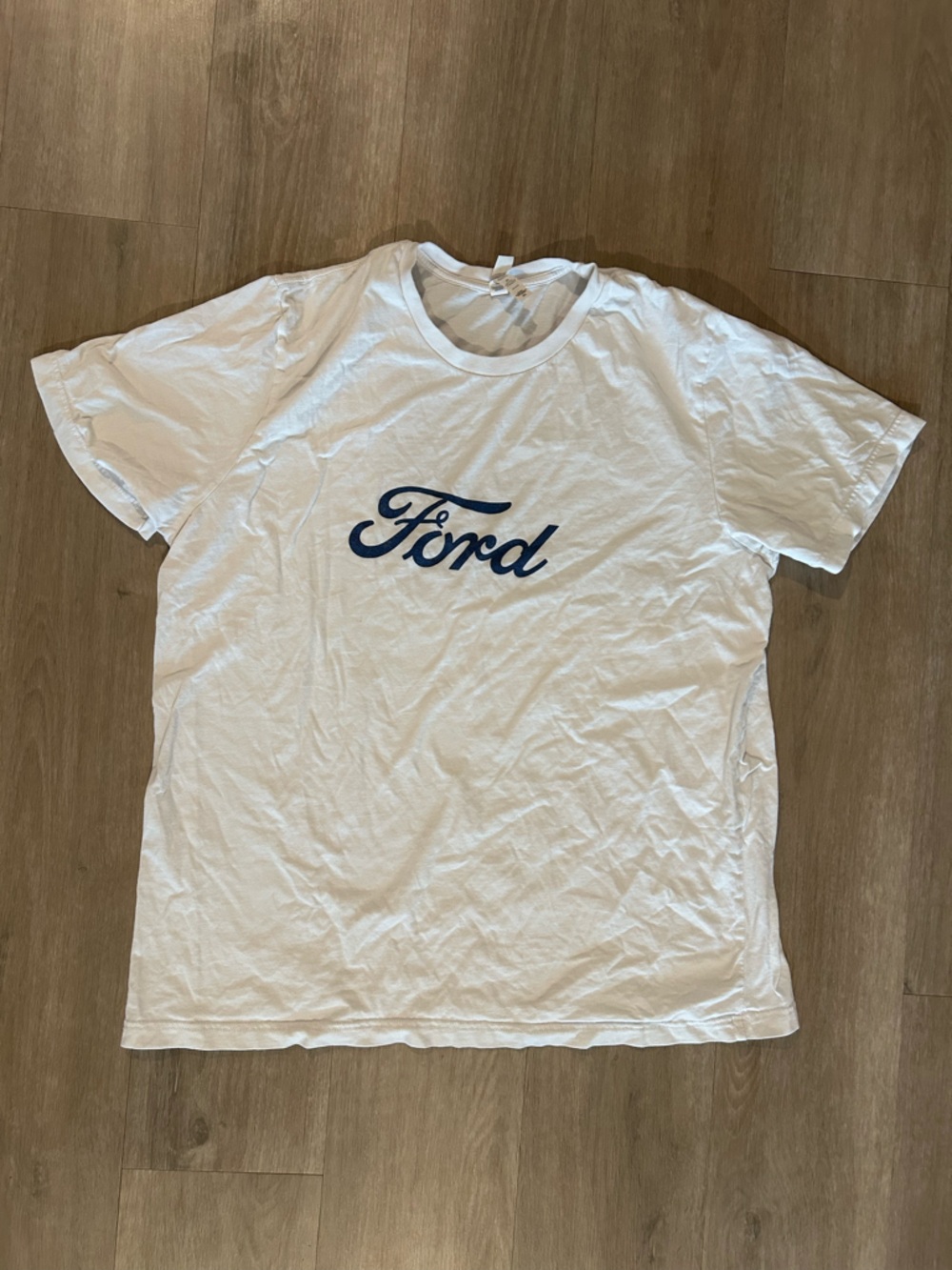 Ford Motors (Bella & Canvas) White T-Shirt (size 2XL)
